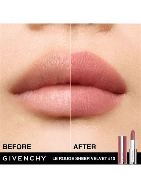 givenchy lipstick beige nu 10|More.